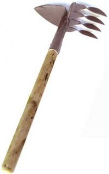 Мотыжка комбинир. с 4 вит.зуб. с черен. Заря