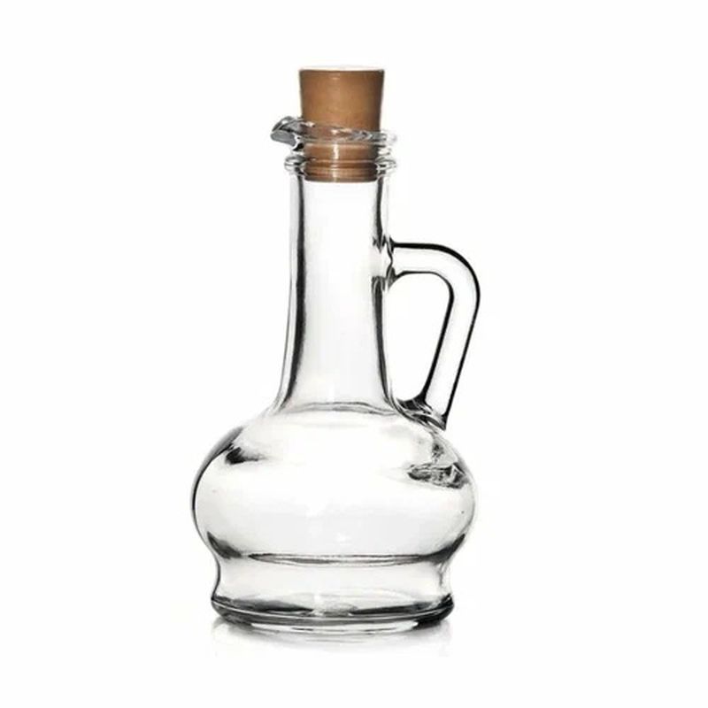 Емкость д/масла-уксуса ОЛИВИЯ PSB 80109SLВ 260мл. с пл.пробкой б/уп. (круг.)