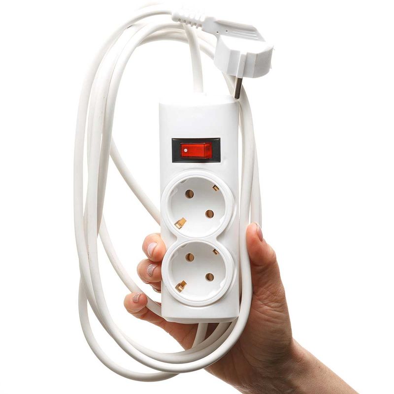 Удлинитель  3м. 2роз. ПВС 3*0,75 Премиум с кнопкой (с заземл.) Смоленск