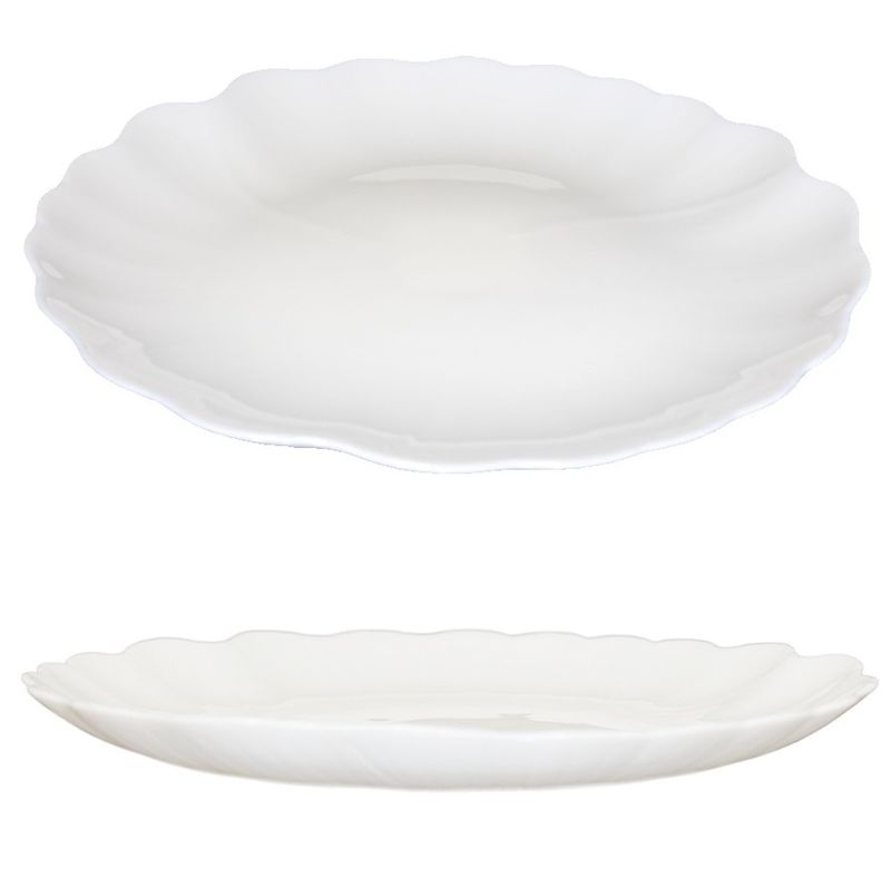 Тарелка обеденная YXP95 "Лотос"d=24см, (36шт./кор.)