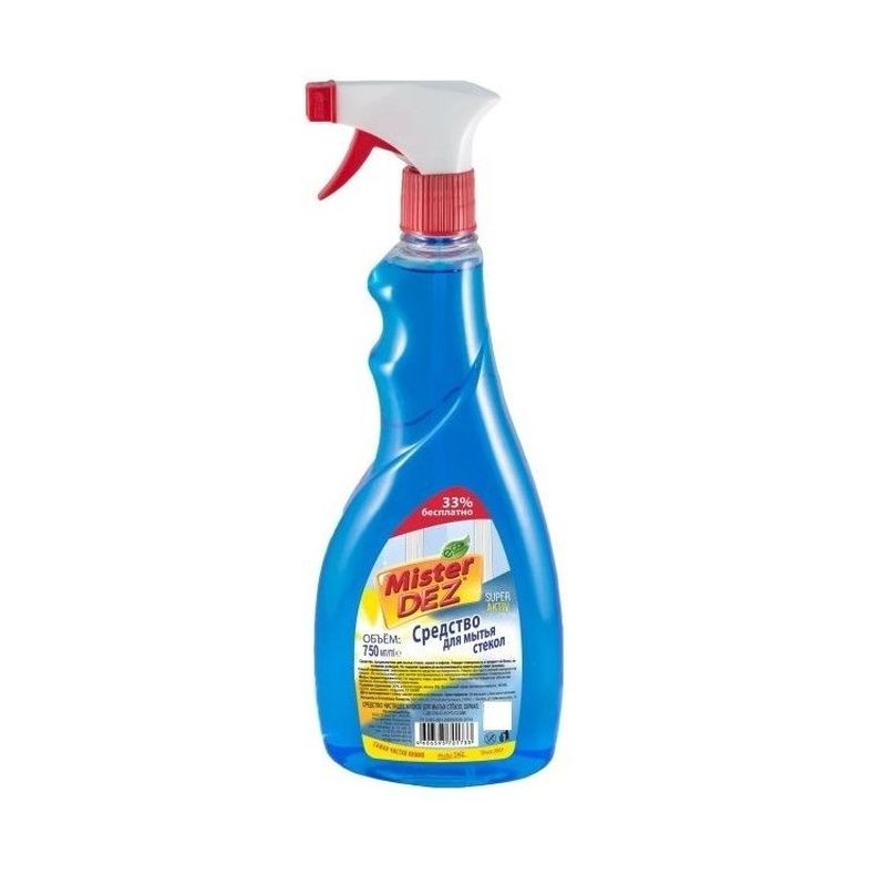 Спрей д/стекла MISTER DEZ 0,75л. 72 "super aktiv"
