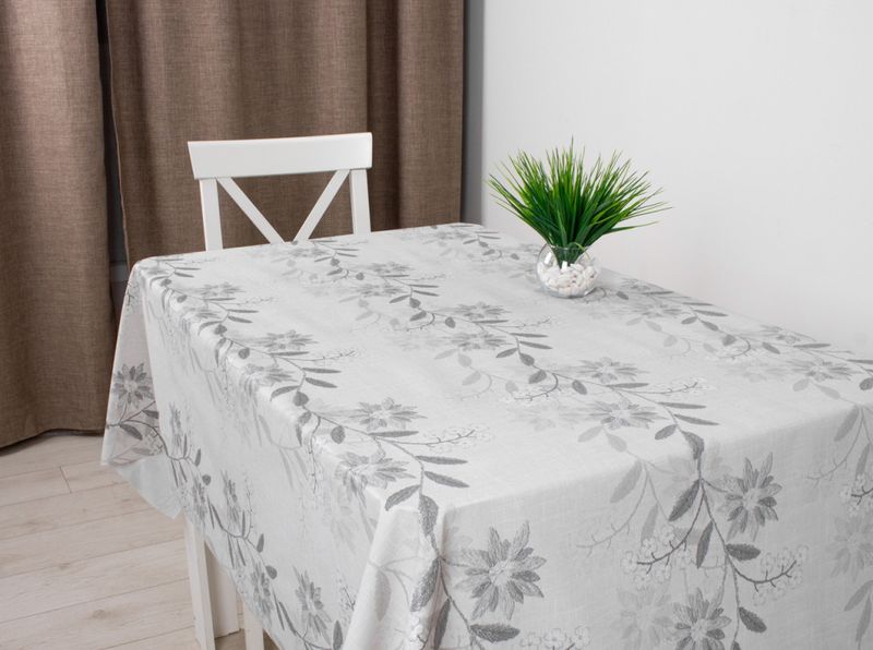 Клеенка АУРУМ КОЛОР JR81948-5 Серебряные цветы (1,37*20м.)15272