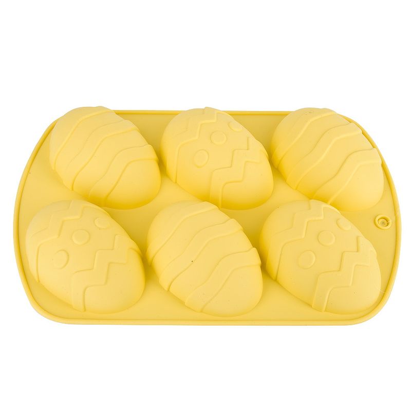 Форма д/выпечки силикон. 9904419 "Яйцо" (6 ячеек) ЕНС Форма д/выпечки силикон. 9904419 "Яйцо" (6 ячеек) ЕНС