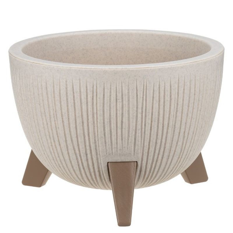 Кашпо ПЕТАЛИС 12,0л. d350мм. КН3255БМ (Беж. мрамор)