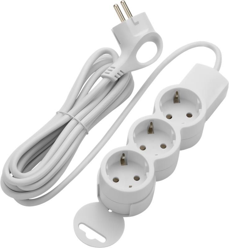 Удлинитель  2м. 3роз. ПВС 3*0,75 Премиум (с заземл.) Смоленск