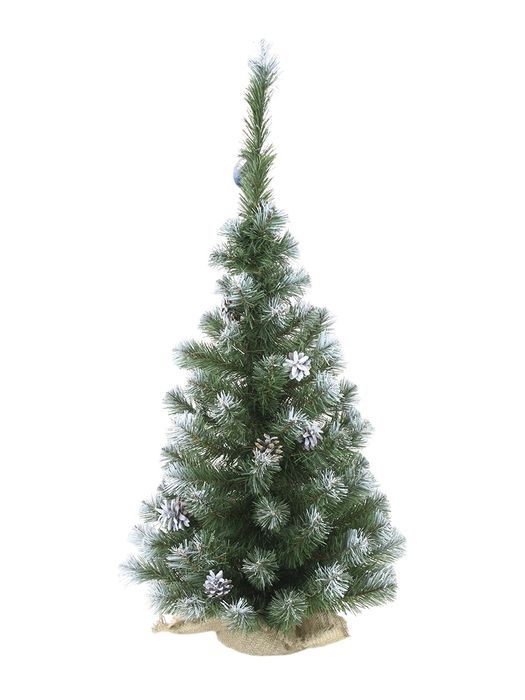 Ель "Амурская" 0,9м. 5809 (заснеженная с шишками)