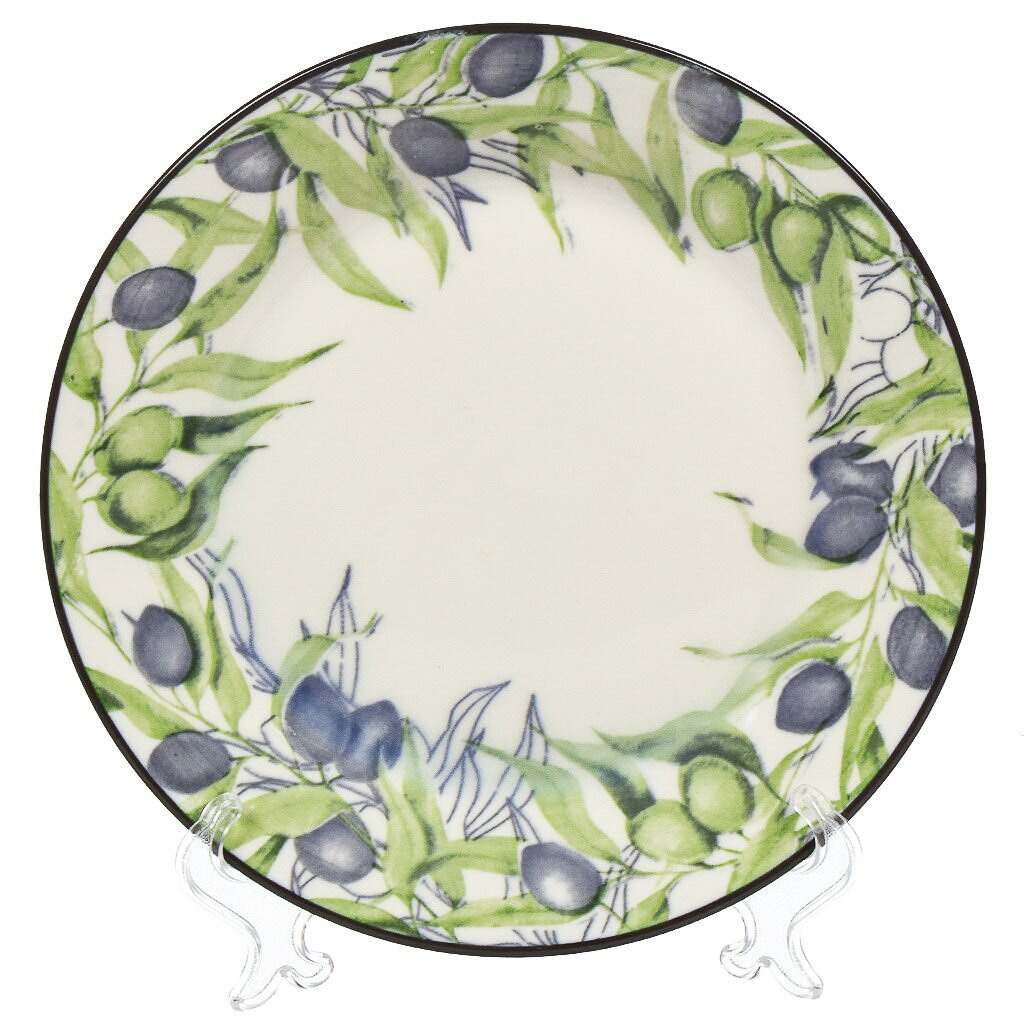Тарелка MFK20501 "Оливки" 20см.