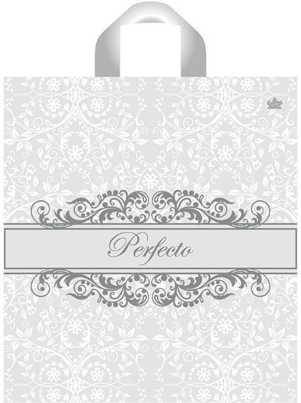 Пакет (петлевая руч.) 400*370мм. Перфекто Графит 278151 Т-П