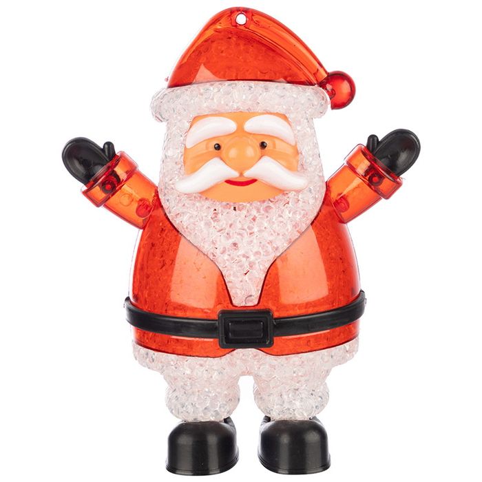 Фигурка "Дед Мороз" 106202 светодиод. (15,5*12,3*8,4см.) СКР